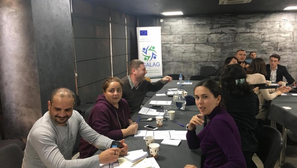 Members of Georgian Association of LAGs attend training in advocacy and lobbying